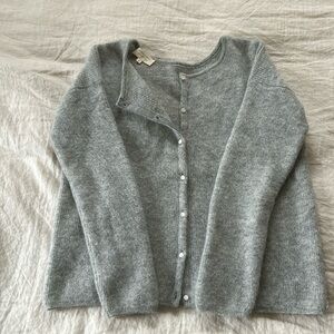 Sezane Gaspard Cardigan (Grey)